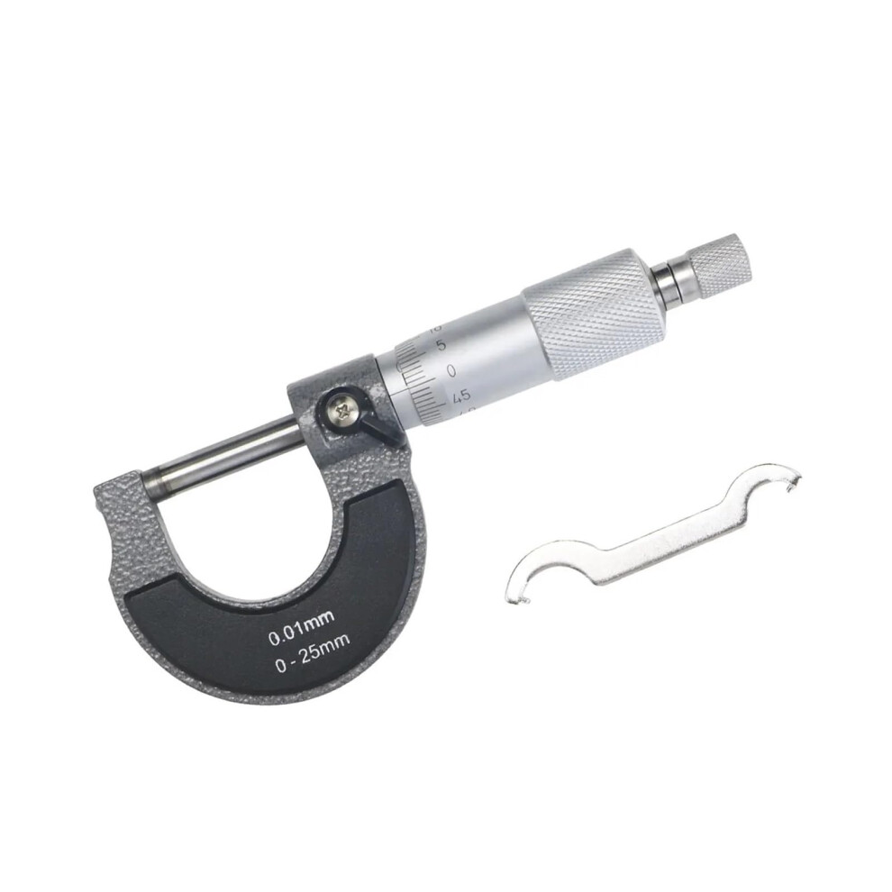 Micrometer Caliper 01'025Mm Outside Micrometer Precision Gauge Caliper Micrometer Machinist Tool Repeatable Measurements 025Mm 1 9382693862785