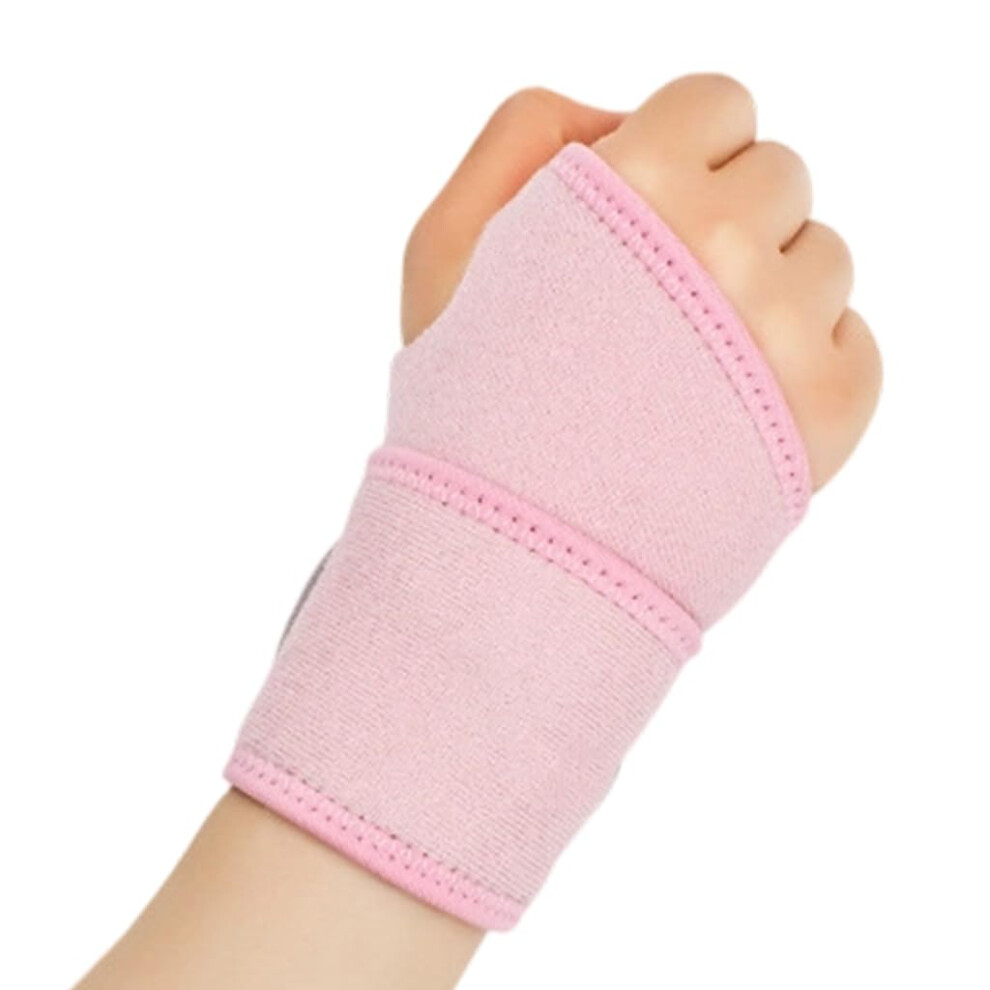 Pink Wrist And Thumb Breathable Adjustable Elastic Brace Compression Wrap Sports Guard For Pk