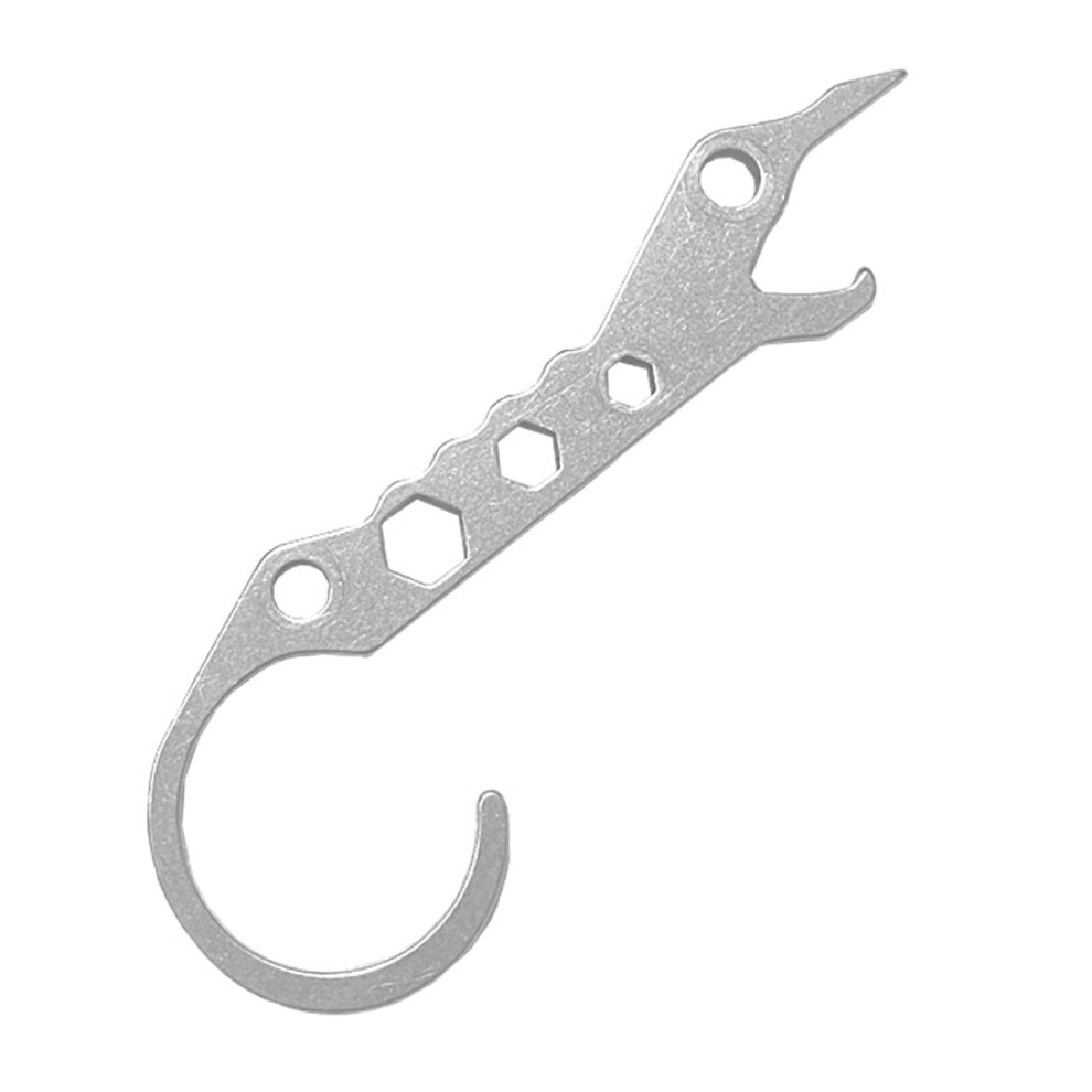 Crowbars Open Wrench Stainless Steel Portable Bottle Opener Outdoor Camping Tool Keychain Accessory Small Crowbars 9189345394003