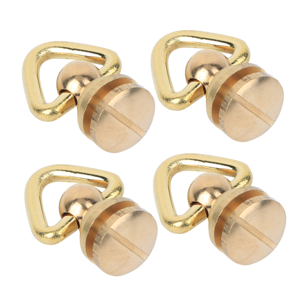 4Pcs Metall Ring Schraube Runde Kopf Studs Niet 7661675480851