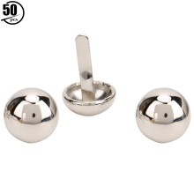 Handtasnagels, klinknagels, zoolnoppen, schoenaccessoires, doe-het-zelf leerbewerking, metallic paddenstoelvormige voetjes, platte nagelkoppen,
