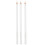 3Pcs Weiß Kohle Bleistift Professionelle 2