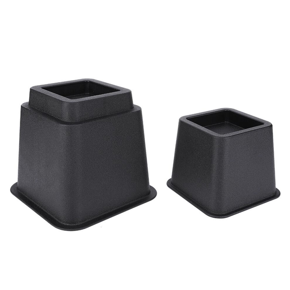 8Pcs Sofa Beine Schwarz Matt Nicht Slip Pp 7661675480813