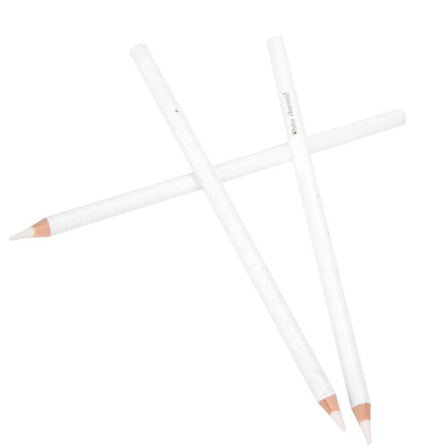 3Pcs Weiß Kohle Bleistift Professionelle 2