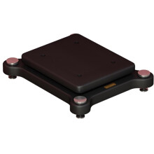 2Tier Speaker Isolation Stand Copper Spikes ShockAbsorbing Feet 28x22cm OneColor Stabilizer For Vibration Reduction