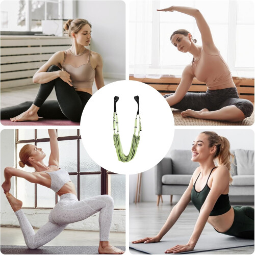Leg Stretcher Strap Door Adjustable Nylon Door Mount Splits Training Backbend Flexibility Trainer 2