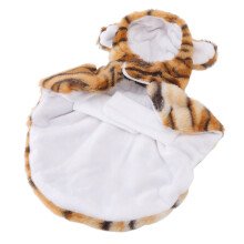 Tiger-Hund-Kostüm Größe S - Polyester, buntes Cosplay