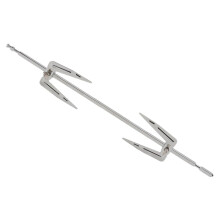 1set Stainless Steel Chicken Forks Rotating BBQ Skewer Oven Rotisserie Accessory Chicken Grill Forks