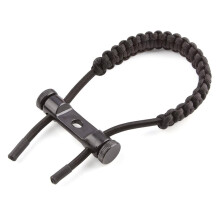 Archery Wrist Sling Adjustable Compound Bow Wrist Sling Thickened Nylon Rope shooting Wrist Sling Hunting Accessory Black 1