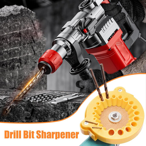 Drill Bit Sharpener ABS Grinder For Metalworking And Construction Portable Bit Restorer For Home Improvement 2