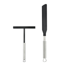 Stainless Steel Crepe Maker Set with Professional Spreader and Spatula for Crepe Shaping