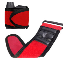 Range Finder Magnet Holder Wrap Adjustable Straps for Golf Carts Type B: Red