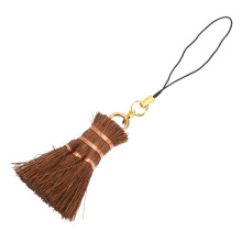 Mini Palm Fiber Whisk Broom for Sweeping Dust in Kitchen Office Home Lightweight