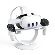 Headset Touch Controllers Display Stand Accessories Headset Handle Holder Space Saving Design Mount Station Easy Installation for for Quest