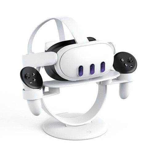 Headset Touch Controllers Display Stand Accessories Headset Handle Holder Space Saving Design Mount Station Easy Installation for for Quest