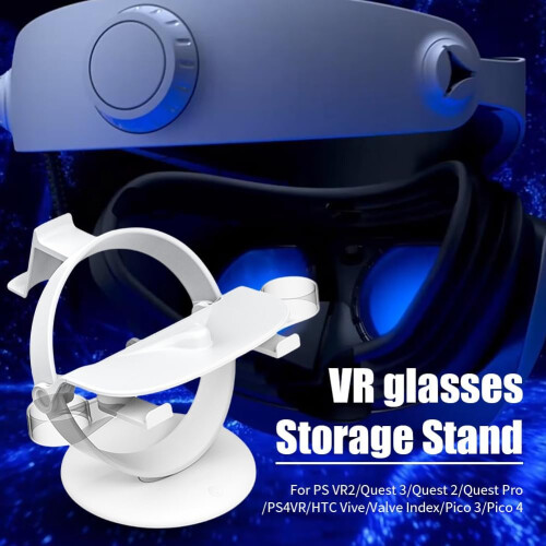 Headset Touch Controllers Display Stand Accessories Headset Handle Holder Space Saving Design Mount Station Easy Installation for for Quest 1