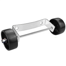 Patio Heater Wheel Kit with Stainless Steel Replacement Wheels for Effortless Outdoor Mobility
