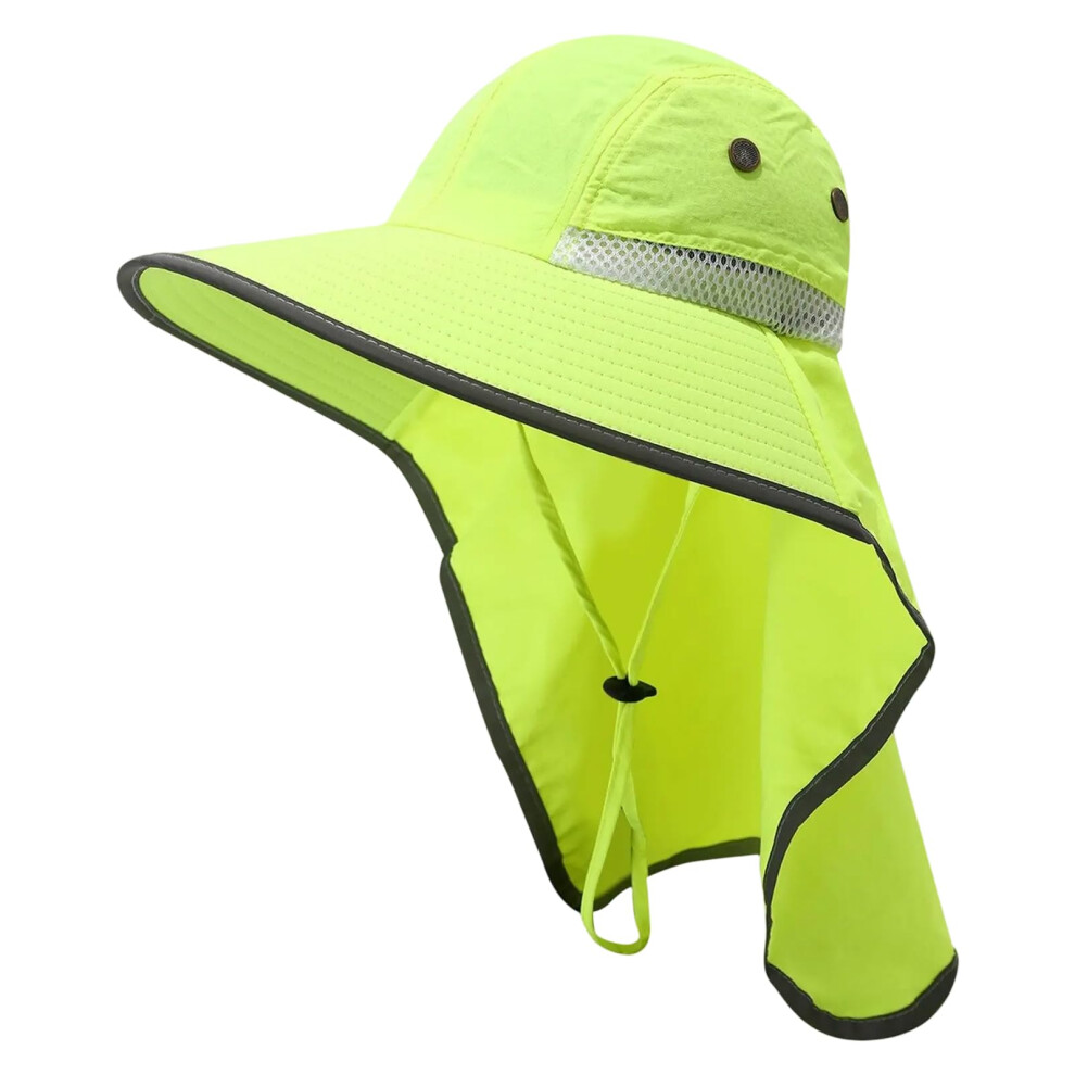 Visibility Reflective For Sanitary Workers Fluorescent Colour Design Neck Shield For Sun Protection Reflective Work 9347817289220