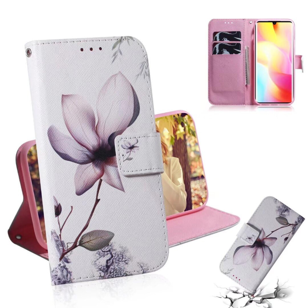 Case For Samsung Galaxy A16 Wallet Folio Pu Leather, Shockproof, Stand, Magnetic Closure, Id Slots, Money Pocket, White 9382693996381