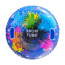 Inflatable Snow Slide For Adults Thick Snow Sledge Air Sledge Blue Trail