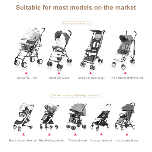 Universal Breathable Windproof Bug Net for Baby Stroller with Cute Pattern 2