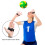 Adjustable Volleyball Spiking Trainer with Protective Finger Support for Solo Home Practice 4
