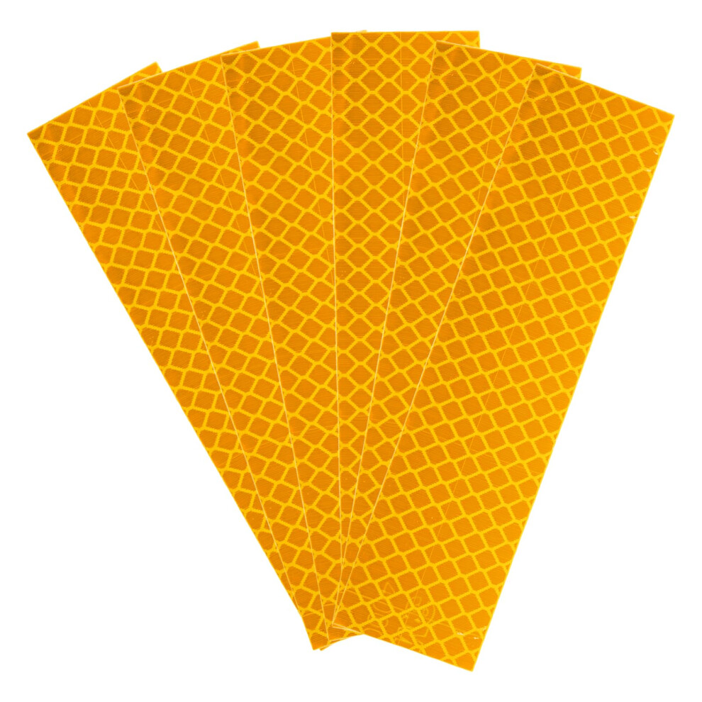 Reflective Stickers Visibility Adhesive Tape Bike Car Motorcycle Trailer Helmet Mailbox Blue/Yellow 9426802670165