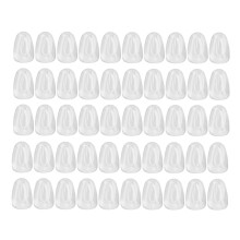 Gel nageltips met volledige dekking, middelgrote, zachte en comfortabele kunstnagels, press-on extensions, transparante acryl nepnageltips met