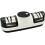 Electric Knife Sharpener USB Rechargeable Dual Slots for Kitchen Knives and Scissors Ref: 6840 1
