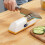 Knife Sharpener USB Rechargeable Electric Knife Sharpener Professional Stone Automatic Grinder Kitchen 5