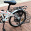 Folding Bicycles Basket with Liner Bag Metal Front Handlebar Bicycles Basket 5