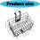 Folding Bicycles Basket with Liner Bag Metal Front Handlebar Bicycles Basket 4