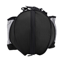 Sports Ball Carrier Bag Waterproof Oxford Cloth Material Portable Basketball Football Soccer Volleyball Holder With Adjustable Shoulder Strap Elastic