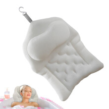 Bath Tub Pillow,4D Spa Bath Pillow with Suction Cups for Relaxation Soaking Home Apartment