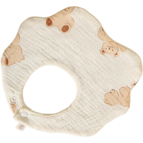 Functional Baby Burp Cloth Adjustable Size Comfortable Bibs Soft Cotton Everyday Use Practical Baby Feeding Accessories 1