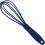 Silicone Whisk Blue NonScratch Easy Grip MultiUse Cooking Whisk 17cm Easy Clean with Hook 4