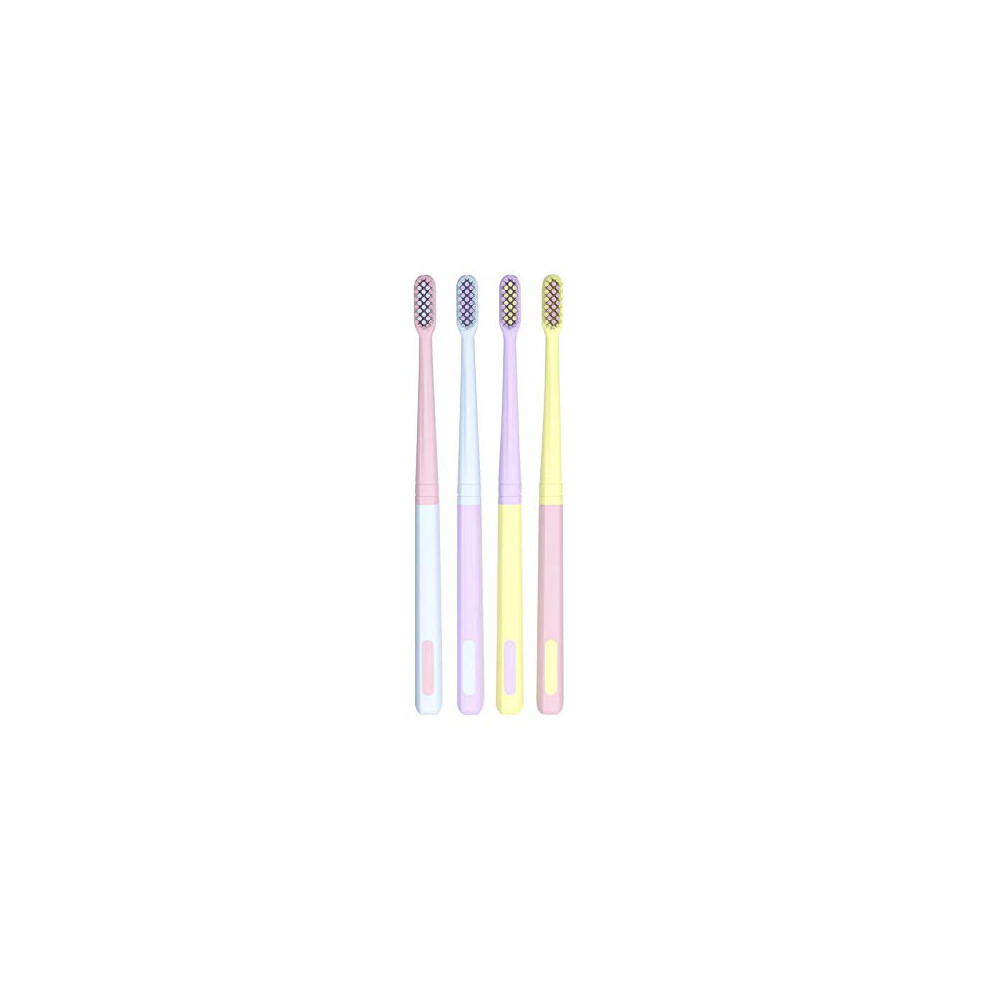 Folding Toothbrush 2Pack Portable Soft Bristles Travel Size for Hiking