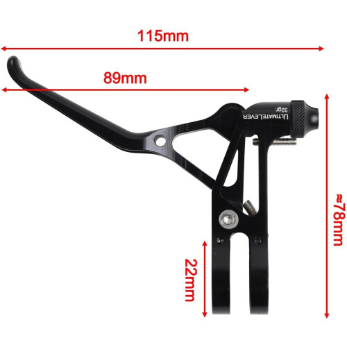 and Lightweight Brake Handles for Bikes  for Road and for Folding Models () Champagne 1