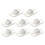 8pcs Adhesive Caster Wheels Smooth Rolling Easy Install for Storage Boxes Cabinets Trash Cans White 1