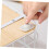 8pcs Adhesive Caster Wheels Smooth Rolling Easy Install for Storage Boxes Cabinets Trash Cans White 3
