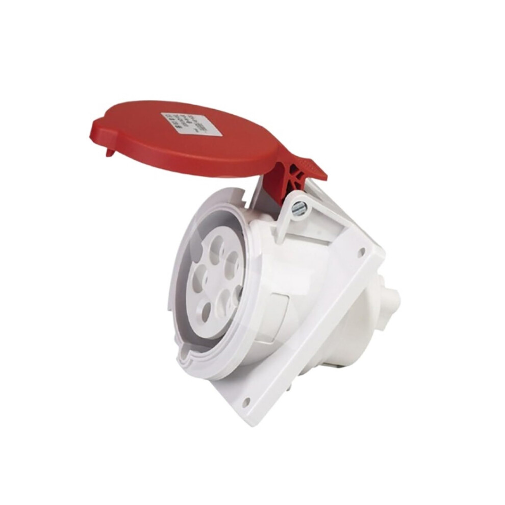 Outdoor Waterproof Socket Ip44 16A With Switch European Standard Industrial Plug Connector 5 Pin 9347817291865