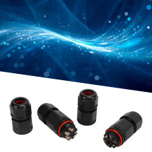 Waterproof 2Pcs 5 Pin &amp; 6 Pin 380V IP68 Aviation Connectors for Equipment