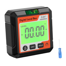 LCD Display Digital Level Box For Angle Measurement In Woodworking Red White Angle Finder Woodworking Tool
