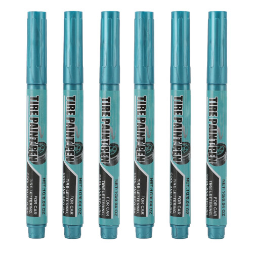 6Pcs Reifen Farbe Stift Wasserdicht Langlebig 1