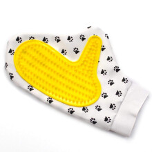 Pet Massage Glove Silicone Grooming Glove For Dogs And Cats One Size Fits All Soft Bristles