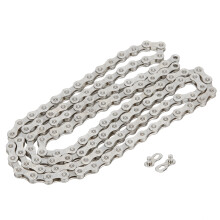 F90 Mountain Road 9-Speed Steel Bike Chain, Silver, 1/2"x11/128"