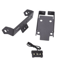 Motorcycle License Plate Holder with 3 LEDs for GSXS 1000 2022+ Carbon Steel