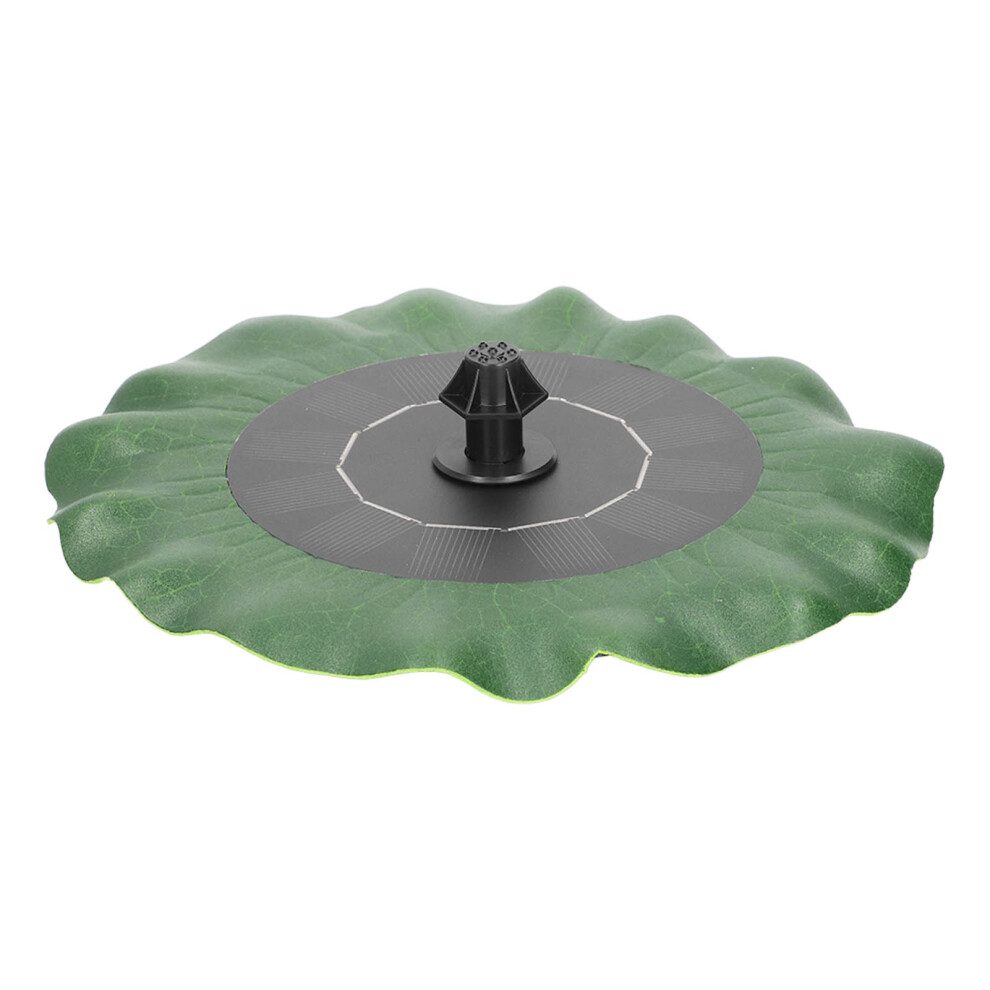 Lotus Leaf Floating Fountain With 8 Nozzles, Abs, Black For Garden Ponds 8771374226779