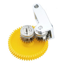 Upgrade Hardened Steel Extruder Gear Assembly for P1S P1P X1 Carbon X1C 3D Printer Accessories Yellow+Silver