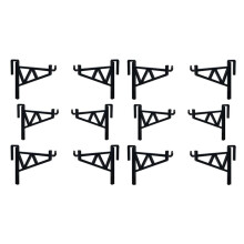 12 Pack Beehive Frame Holder Grip Frame Perch Beekeeping Bee Frame Holder Beehive Hanger Apiarist Tool Accessory Black